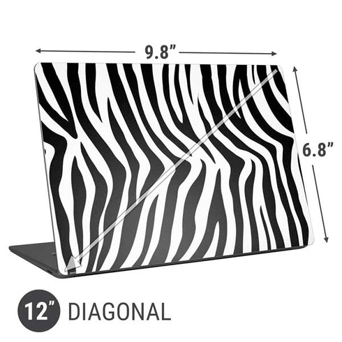 Zebra Print Universal Laptop 12in (9.8 x 6.8in) Skin